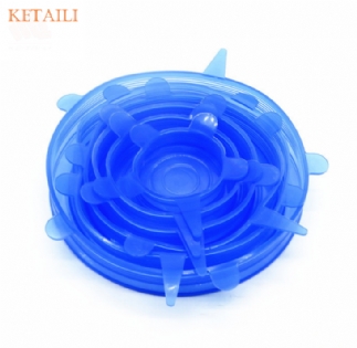 Silicone stretch lid
