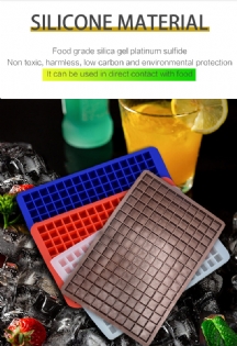 Silicone 150 Cavities Big Large Ice Cube Tray Ice Trays Cube Molds For Cocktails