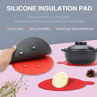 Factory wholesale kitchen heat resistant silicone pot holder mats for hot pots