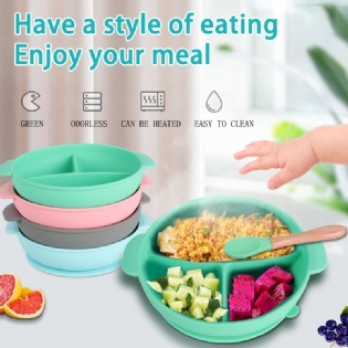 Silicone Baby Bowl Suction Baby Silicone feeding Bowl Food Silicone Baby Bowl with lid