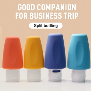 Mini Silicone Shampoo Bottle Shower Gel Bottle Cute Rabbit Bear Split Bottling Travel Portable Split Squeeze Bottle