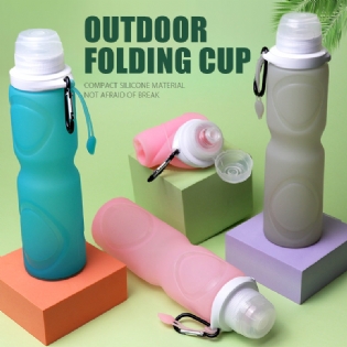 Sports folding water bottle