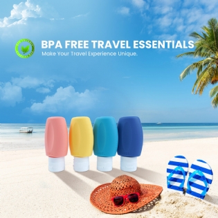 Portable Squeeze Type Split Pack Travel Soft Lotion Bottle Press Face Wash Body Wash Shampoo Silicone Bottle