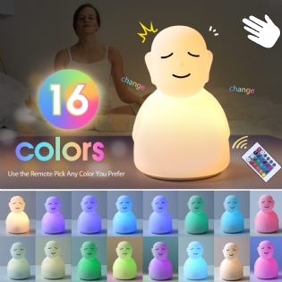 Customized Silicone Lamp Colorful Bedside Sleeping Sheep Night Light For Kids