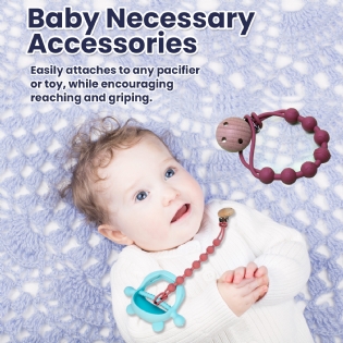 Infants and babies' pacifiers and dental glue prevent chain dropping