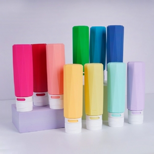 Mini Silicone Shampoo Bottle Shower Gel Bottle Cute Rabbit Bear Split Bottling Travel Portable Split Squeeze Bottle