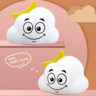 Cloud Night Light Soft Waterproof Silicone Night Light Time Kid